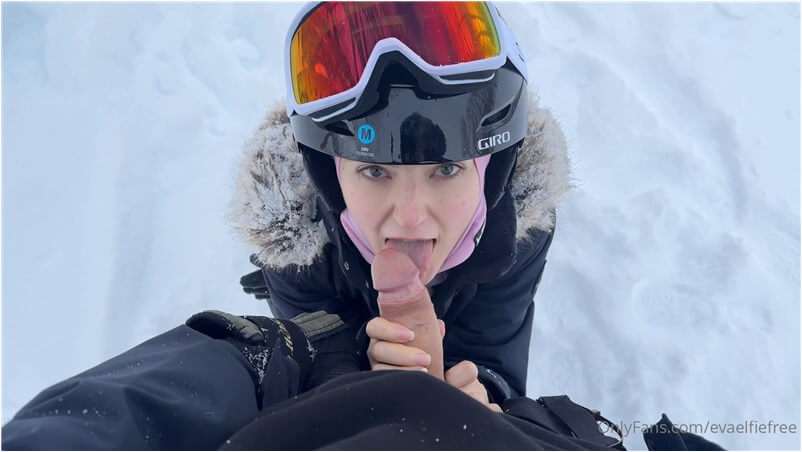 Eva Elfie Ski Pass PPV Sextape